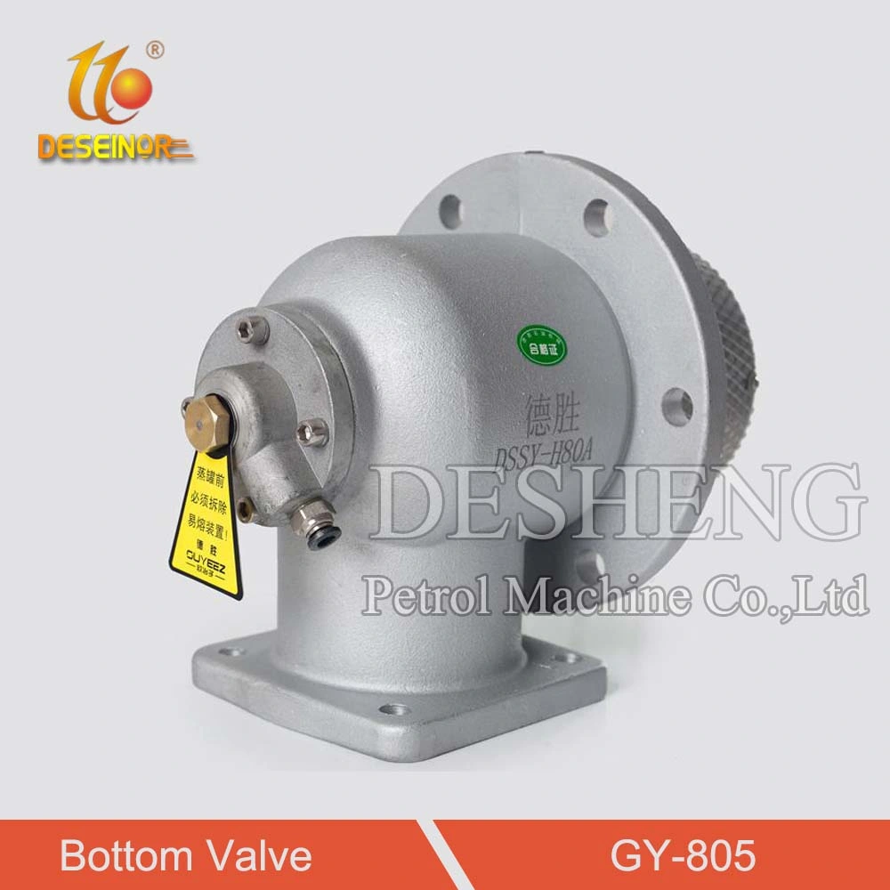 Sanitary Pneumatic Type Clamped Tank Bottom Valve