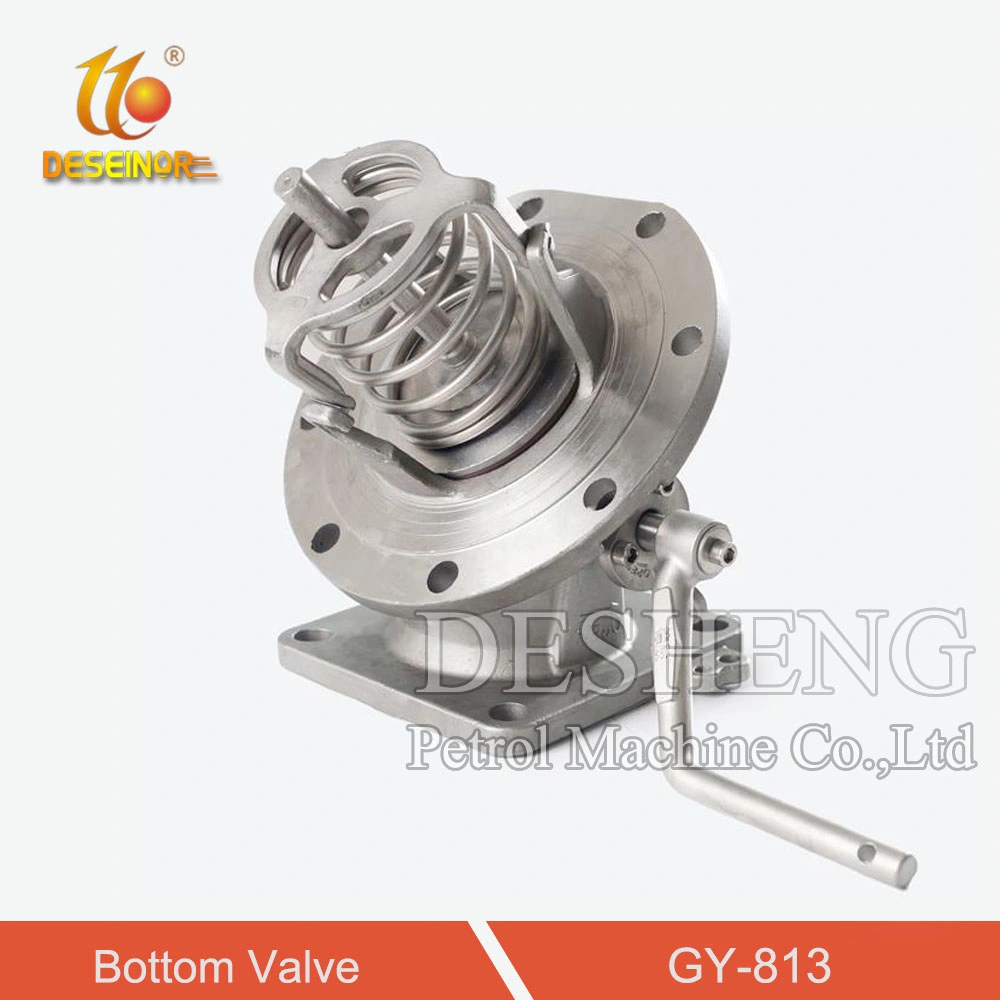 Sanitary Stainless Steel Aseptic Tank Bottom Valve with Steam